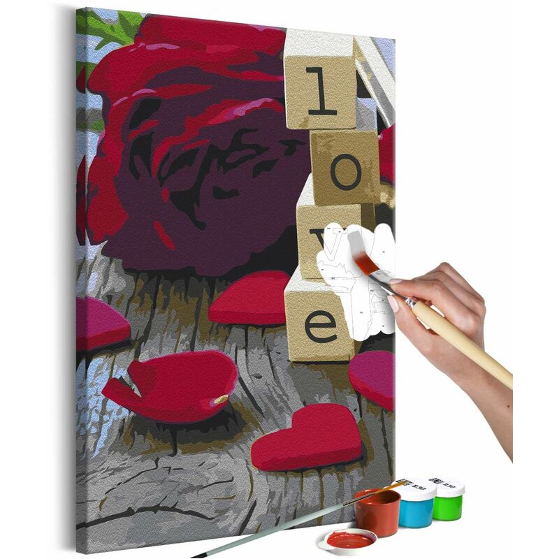 

Cuadro para colorear - Love Blocks Medidas 40X60