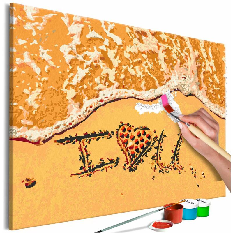 

Cuadro para colorear - Love Declaration Medidas 60X40