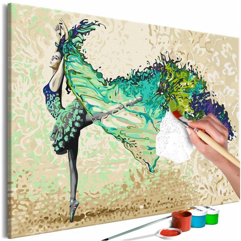 

Cuadro para colorear - Madame Butterfly Medidas 60X40