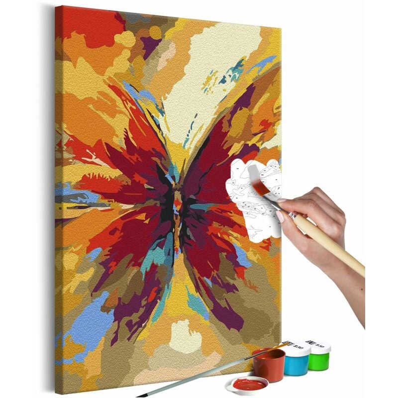 

Cuadro para colorear - Multicolored Butterfly Medidas 40X60