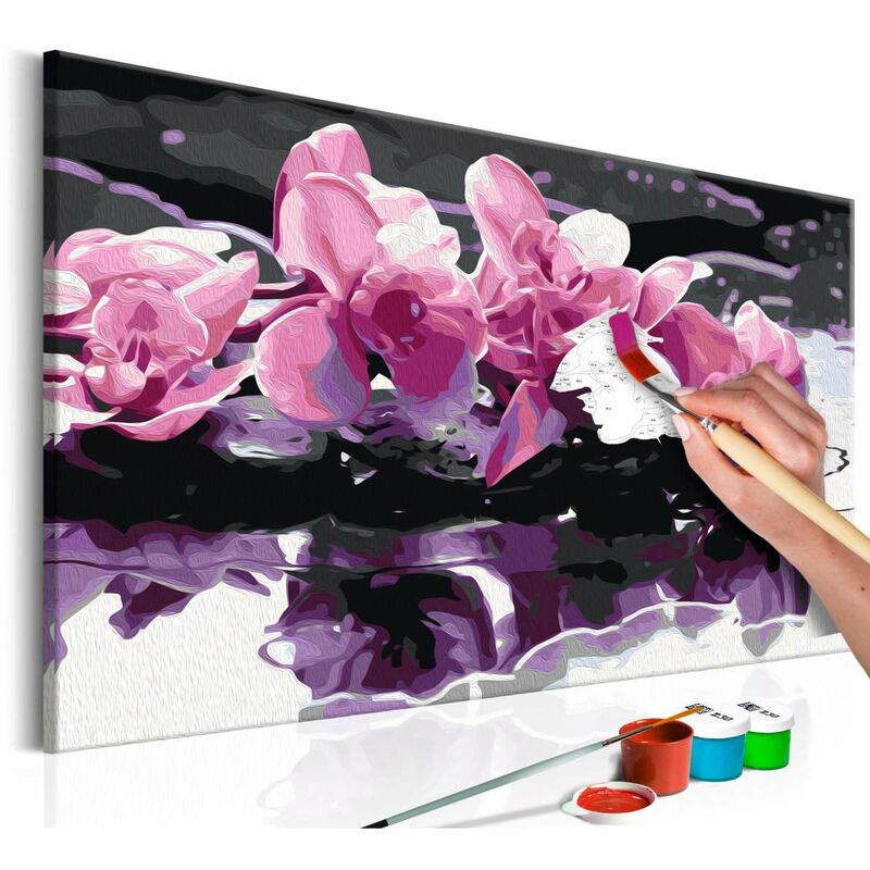 

Cuadro para colorear - Orquídea púrpura Medidas 60X40