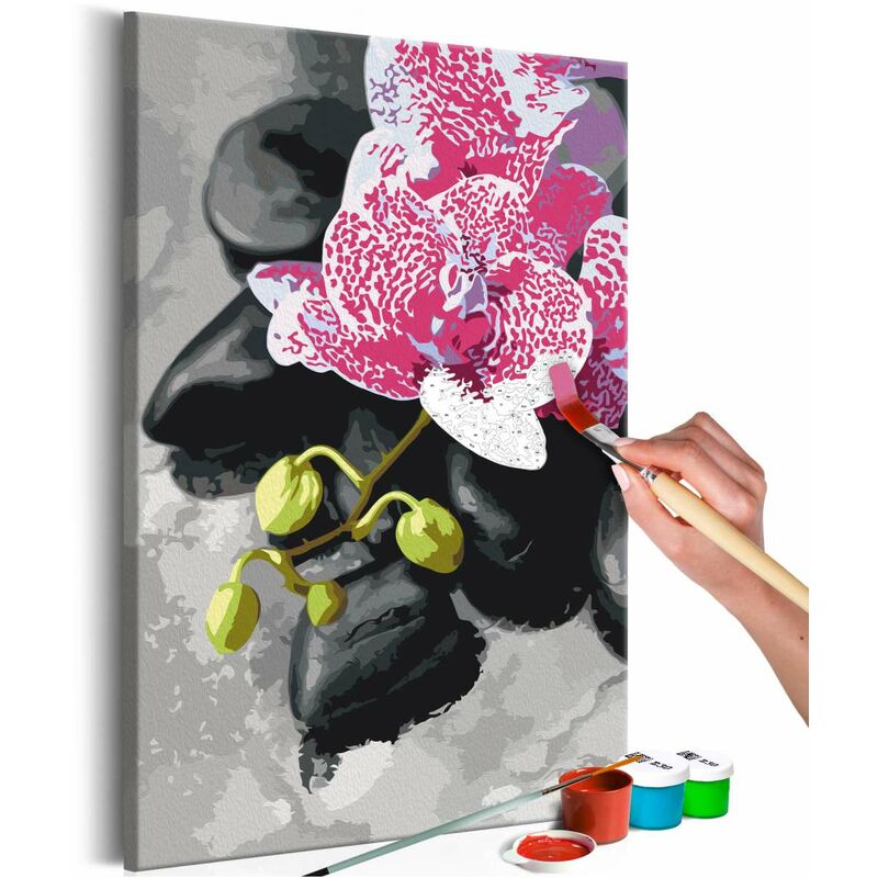 

Cuadro para colorear - Orquídea rosa Medidas 40X60