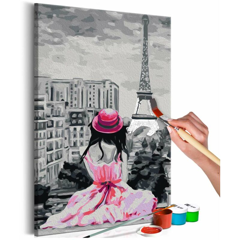 

Cuadro para colorear - París - vista de la Torre Eiffel Medidas 40X60