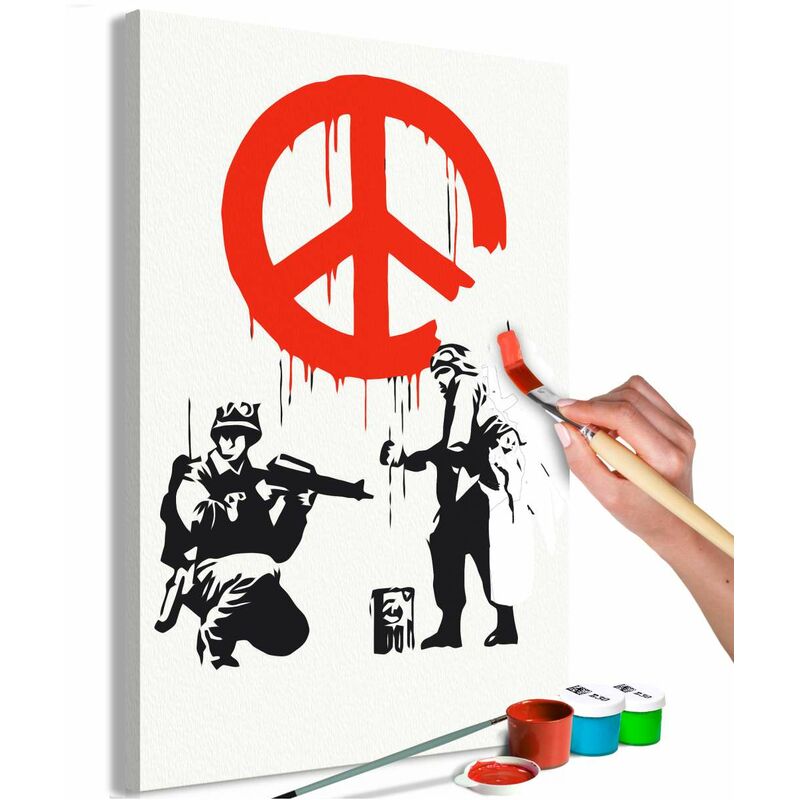 

Cuadro para colorear - Peace Sign Medidas 40X60