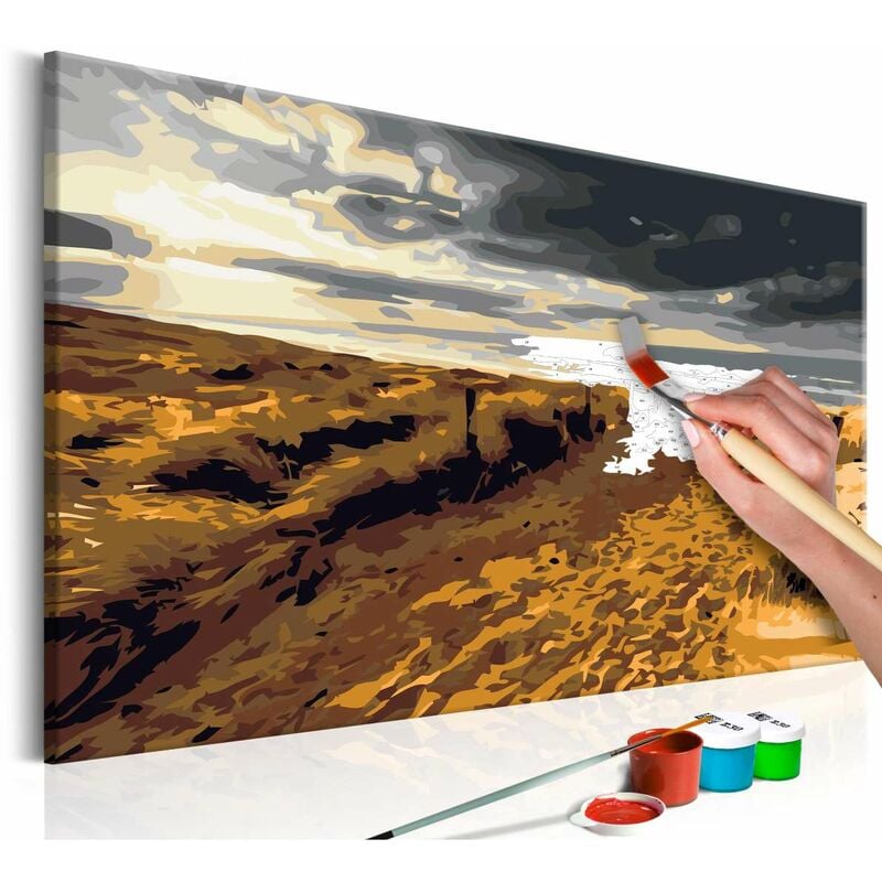 

Cuadro para colorear - Playa silvestre Medidas 60X40