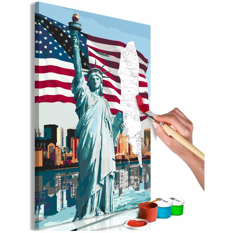 

Cuadro para colorear - Proud American Medidas 40X60