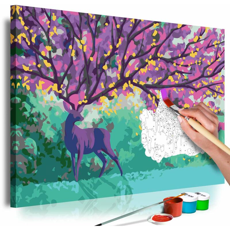 

Cuadro para colorear - Purple Deer Medidas 60X40