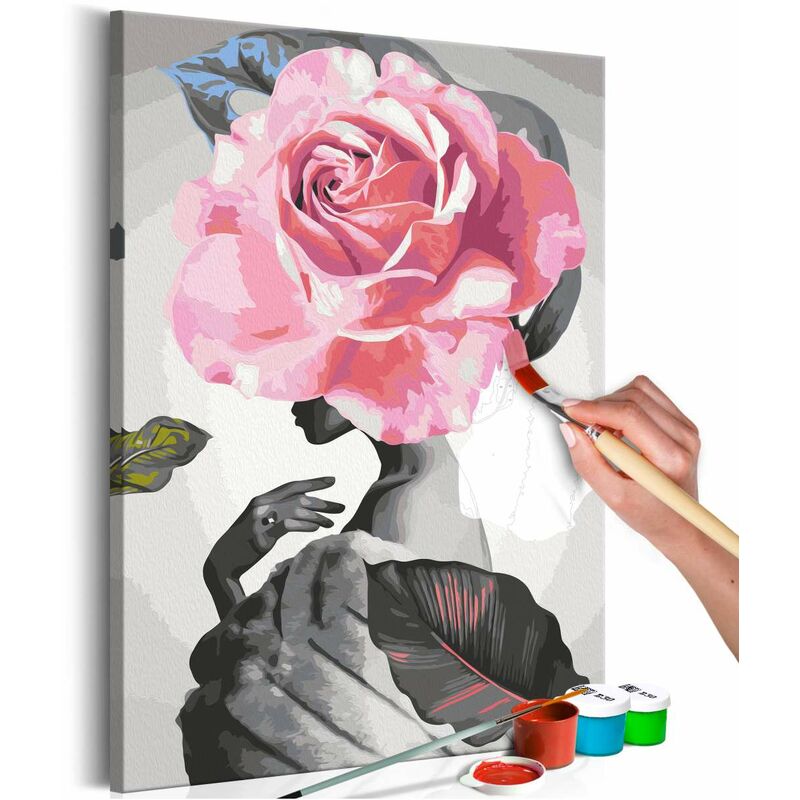

Cuadro para colorear - Rose and Fur Medidas 40X60