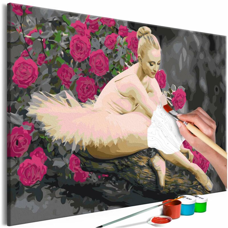 

Cuadro para colorear - Rose Ballerina Medidas 60X40