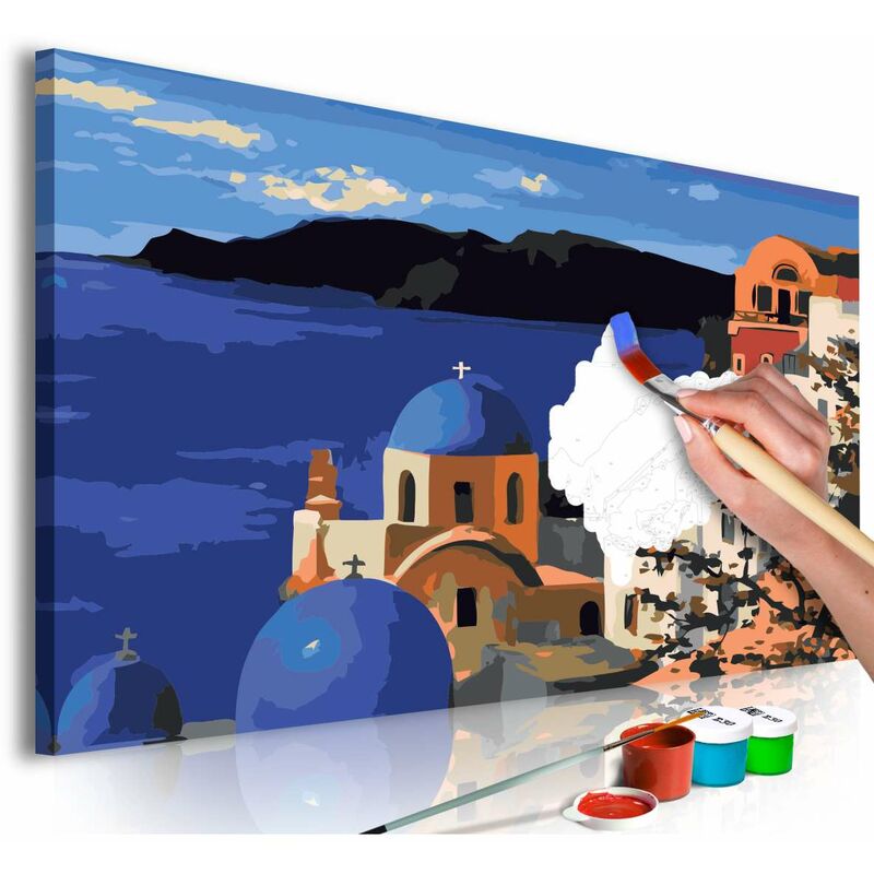 

Cuadro para colorear - Santorini Medidas 60X40