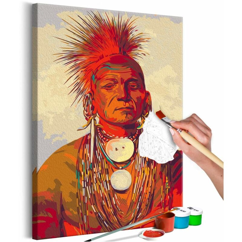 

Cuadro para colorear - See-non-ty-a, an Iowa Medicine Man Medidas 40X60