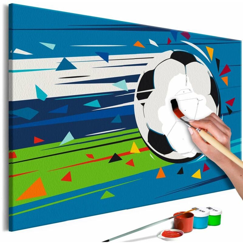 

Cuadro para colorear - Shoot and Goal! Medidas 60X40