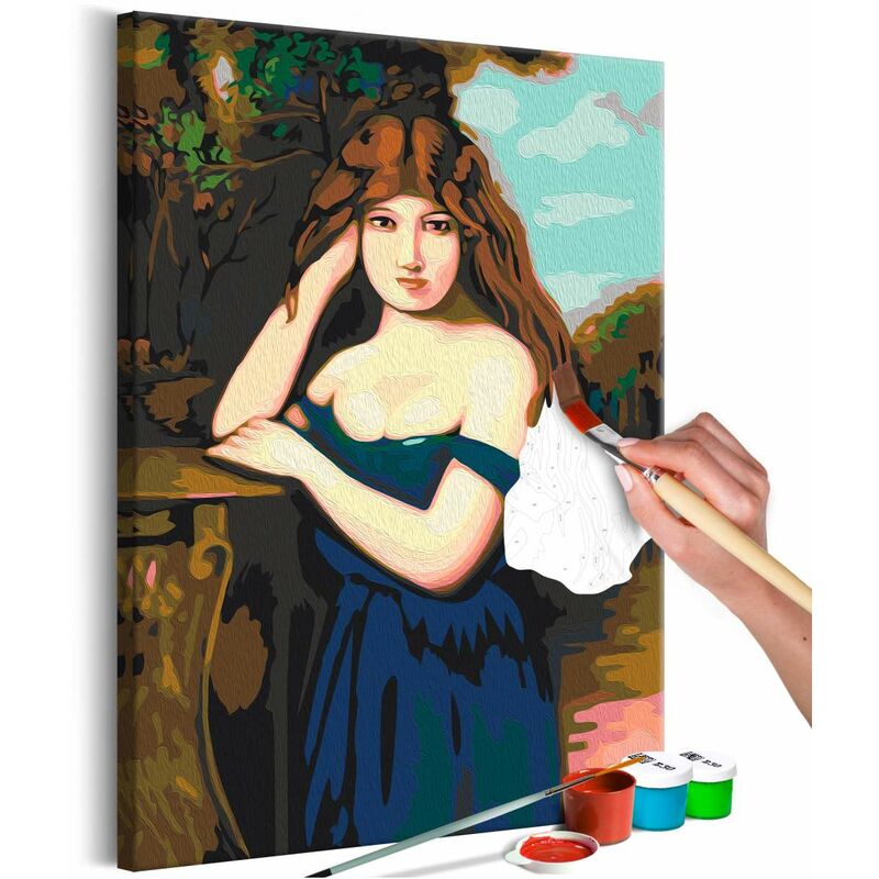 

Cuadro para colorear - Standing Girl Medidas 40X60