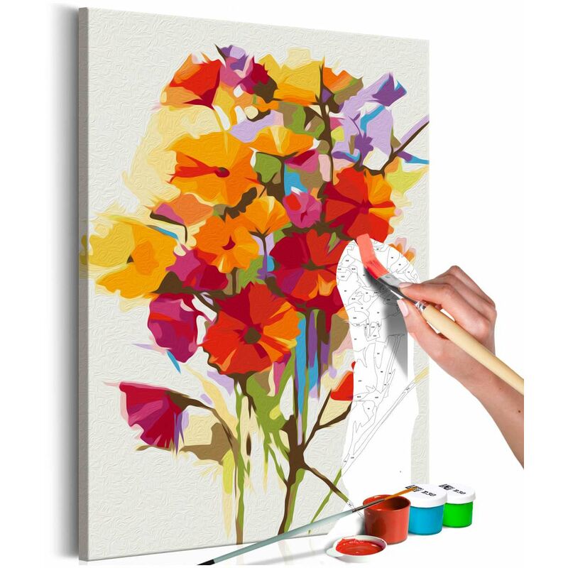 

Cuadro para colorear - Summer Flowers Medidas 40X60