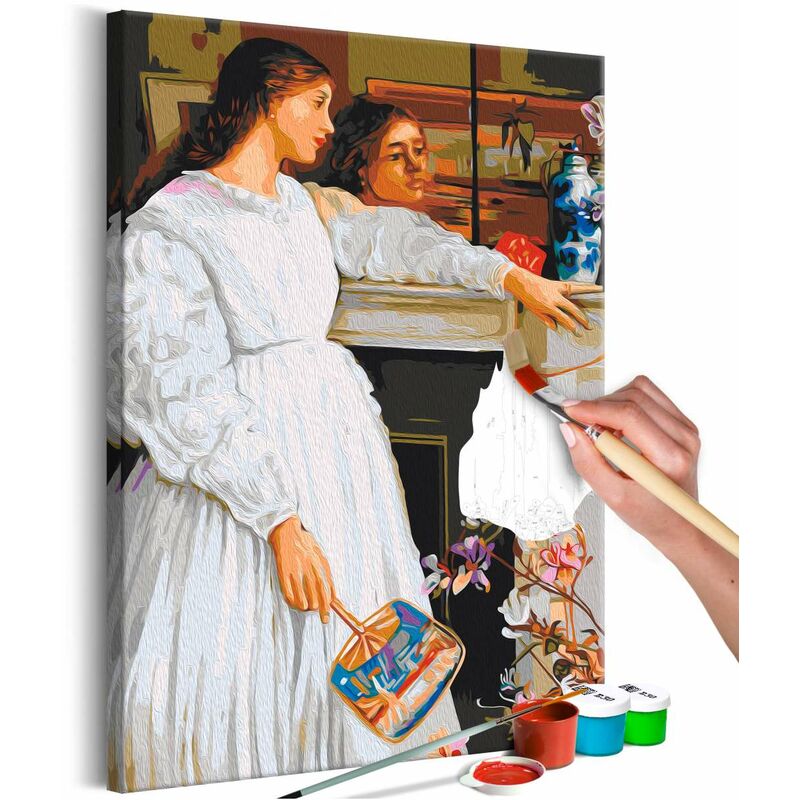 

Cuadro para colorear - Symphony in White Medidas 40X60