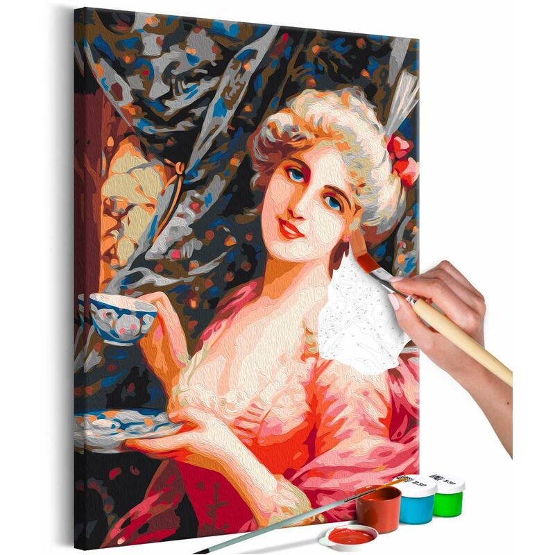 

Cuadro para colorear - Tea Time Medidas 40X60