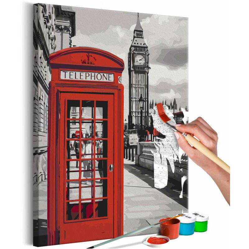 

Cuadro para colorear - Telephone Booth Medidas 40X60