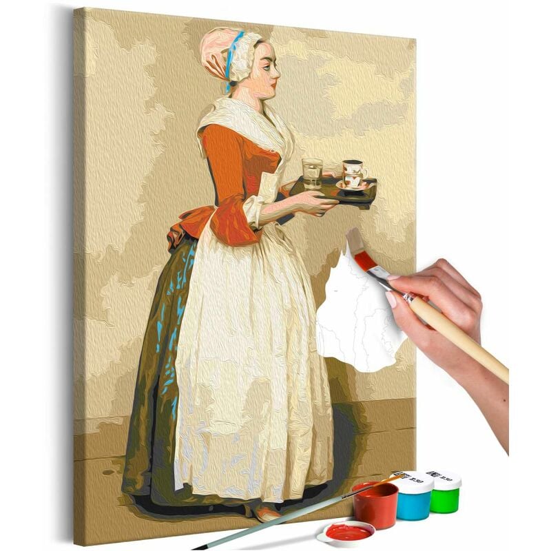 

Cuadro para colorear - The Chocolate Girl Medidas 40X60