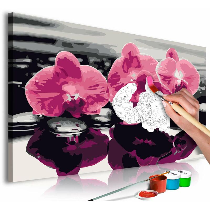 

Cuadro para colorear - Tres orquídeas Medidas 60X40