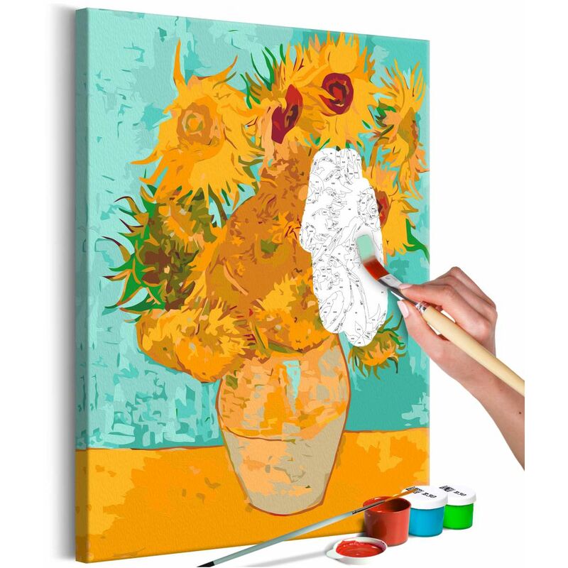 

Cuadro para colorear - Van Gogh's Sunflowers Medidas 40X60