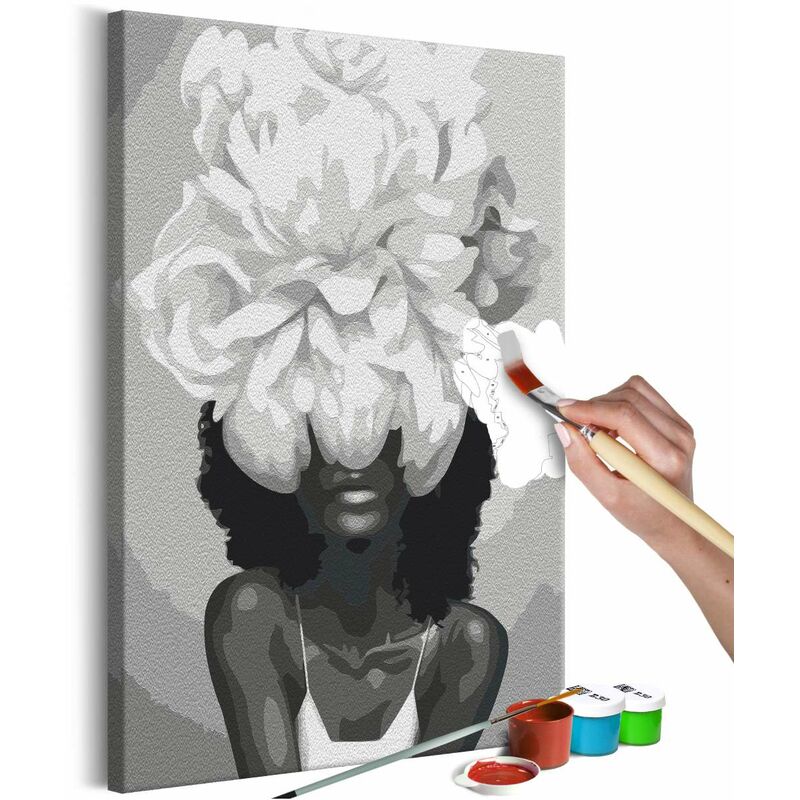 

Cuadro para colorear - White Flower Medidas 40X60