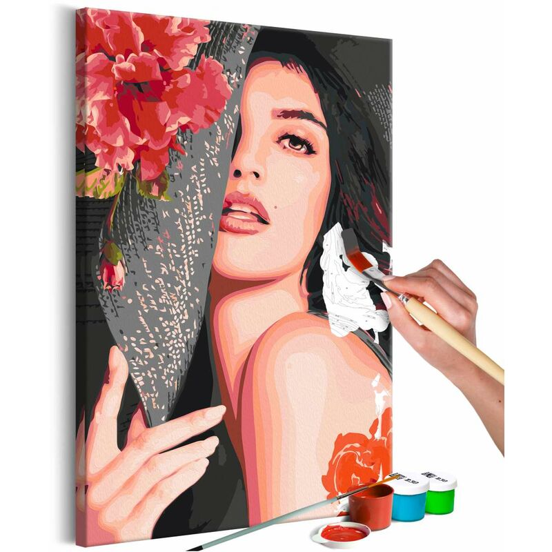 

Cuadro para colorear - Woman With Hat Medidas 40X60