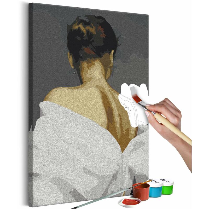 

Cuadro para colorear - Woman's Back Medidas 40X60