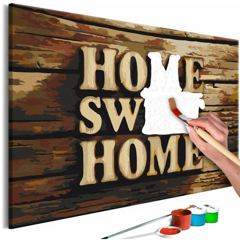 

Cuadro para colorear - Wooden Home Medidas 60X40