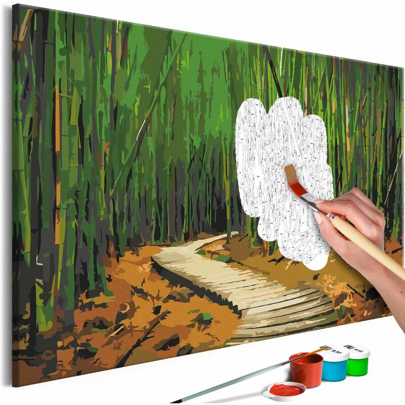 

Cuadro para colorear - Wooden Path Medidas 60X40
