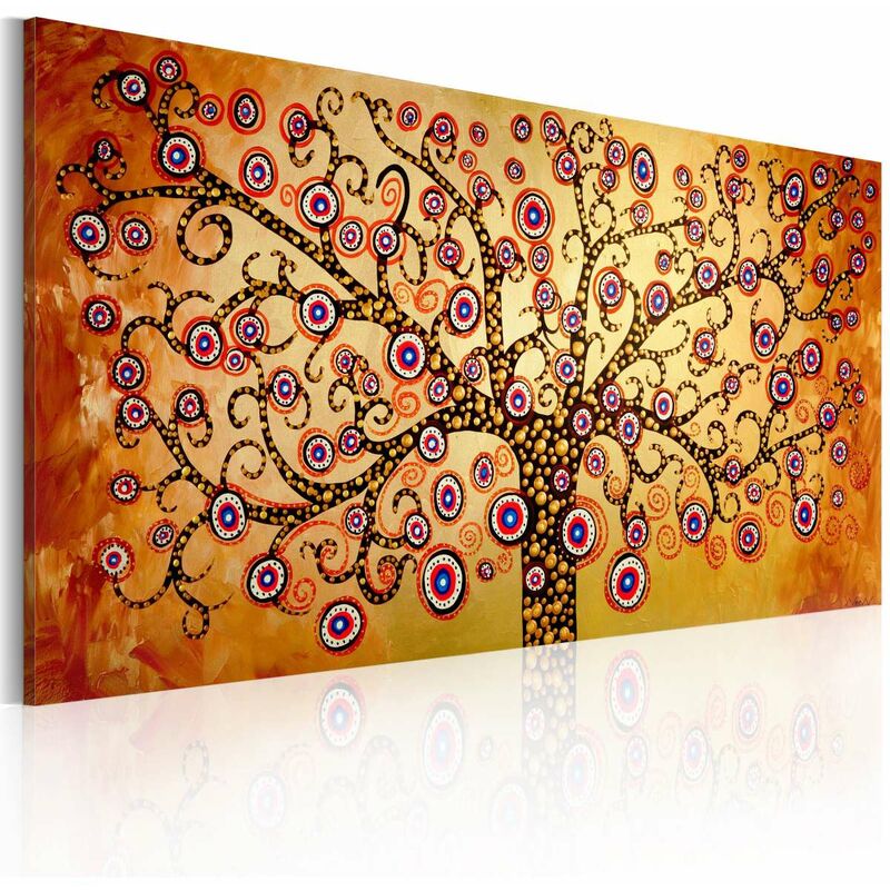 

Cuadro pintado - Árbol pavo real Medidas 120X60