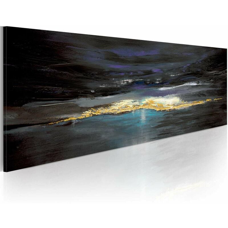 

Cuadro pintado - Después de una tormenta viene la calma Medidas 100X40