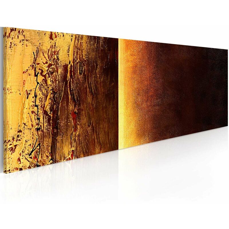 

Cuadro pintado - Dos texturas Medidas 100X40