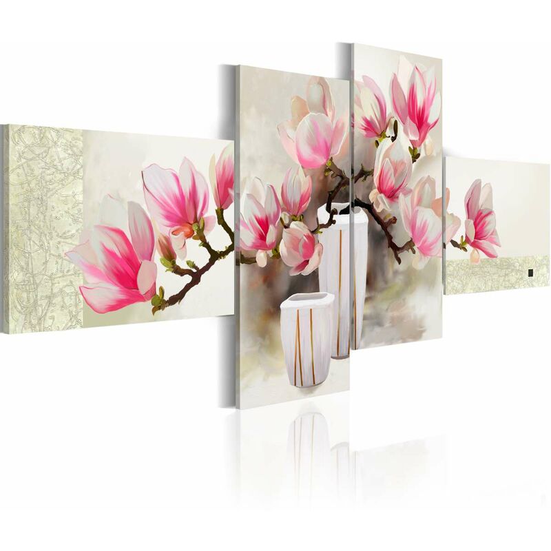 

Cuadro pintado - El olor de magnolia Medidas 100X45
