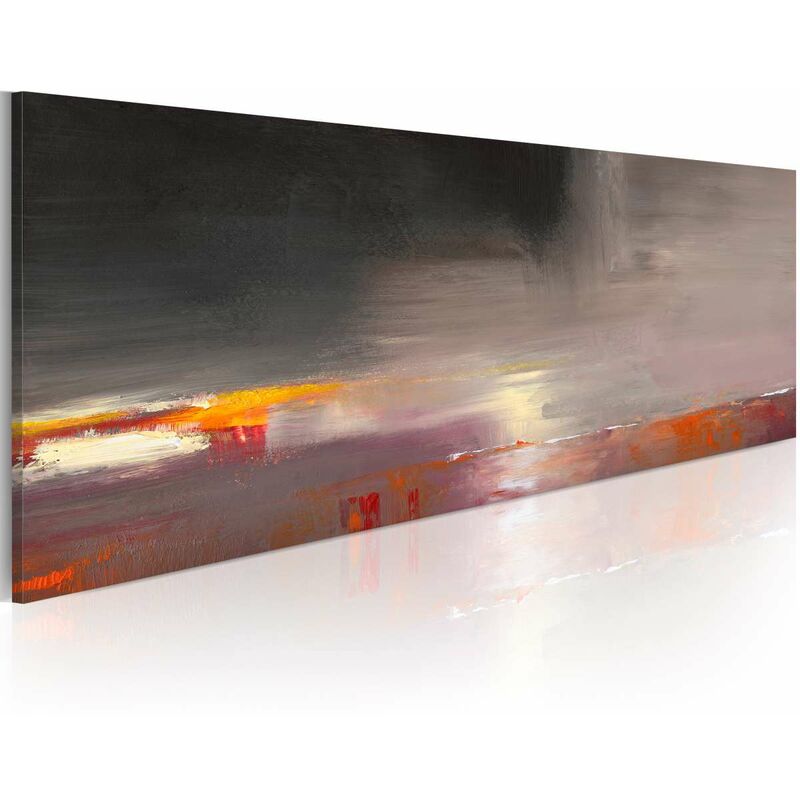 

Cuadro pintado - Mar ennieblado Medidas 100X40