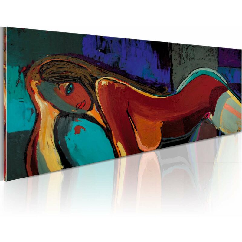 

Cuadro pintado - Siesta Medidas 120X60