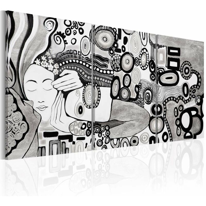 

Cuadro pintado - Silver Kiss Medidas 120X60