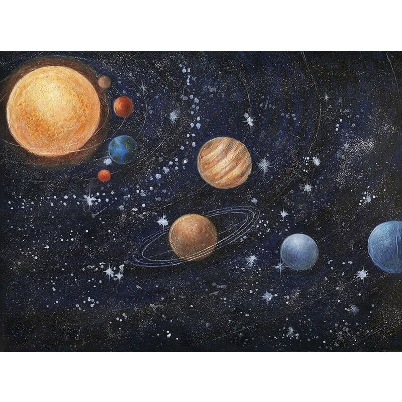 

Herdasa - Cuadro Planetas Vía Läctea 90x120x3 cm