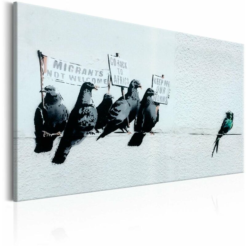 

Cuadro - Protesting Birds by Banksy Medidas 60X40