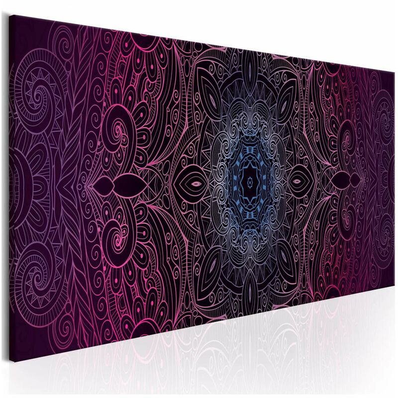 

Cuadro - Purple Mandala Medidas 150X50