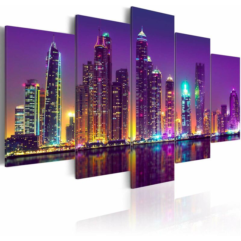 

Cuadro - Purple Nights Medidas 100X50