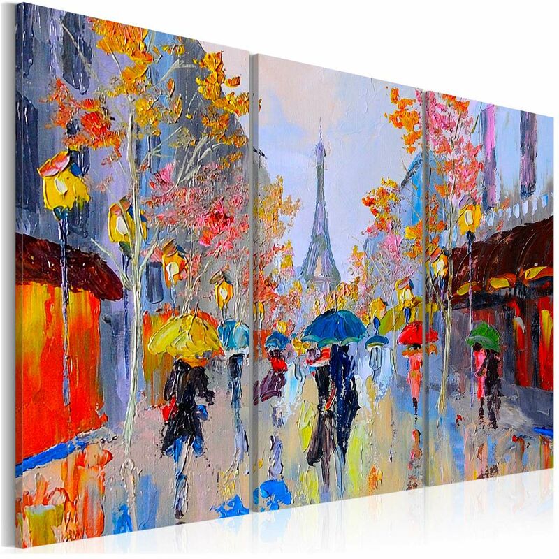 

Cuadro pintado - Rainy Paris Medidas 120X80