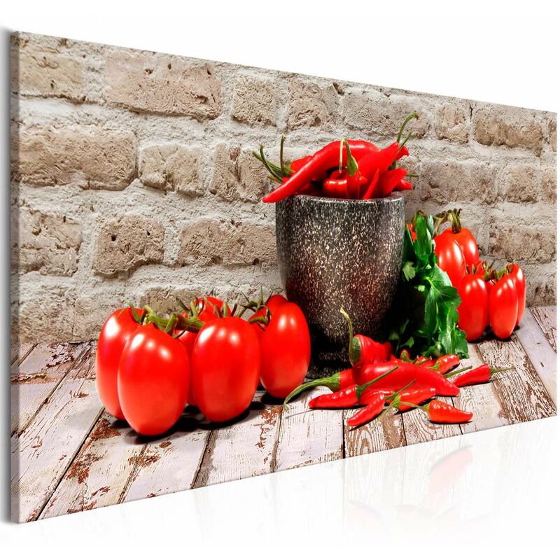 

Cuadro - Red Vegetables (1 Part) Brick Narrow Medidas 120X40