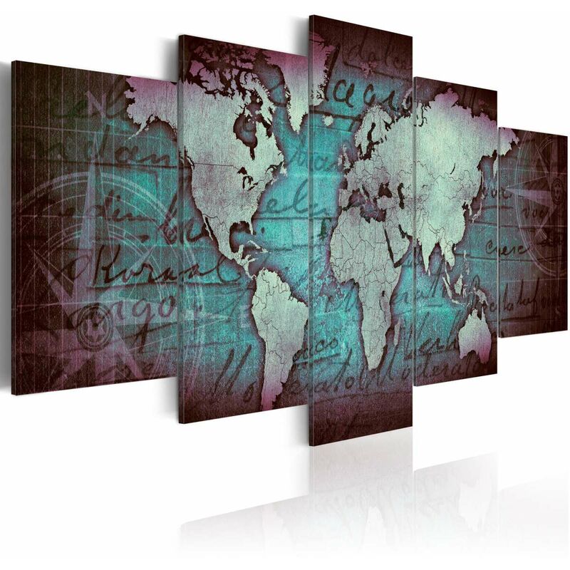 

Cuadro - Sapphire Map Medidas 100X50