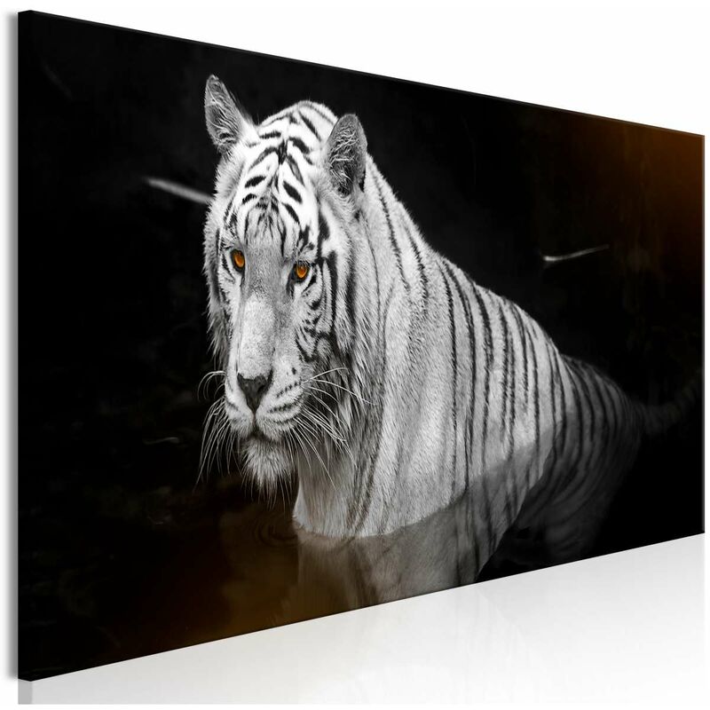 

Cuadro - Shining Tiger (1 Part) Orange Narrow Medidas 150X50