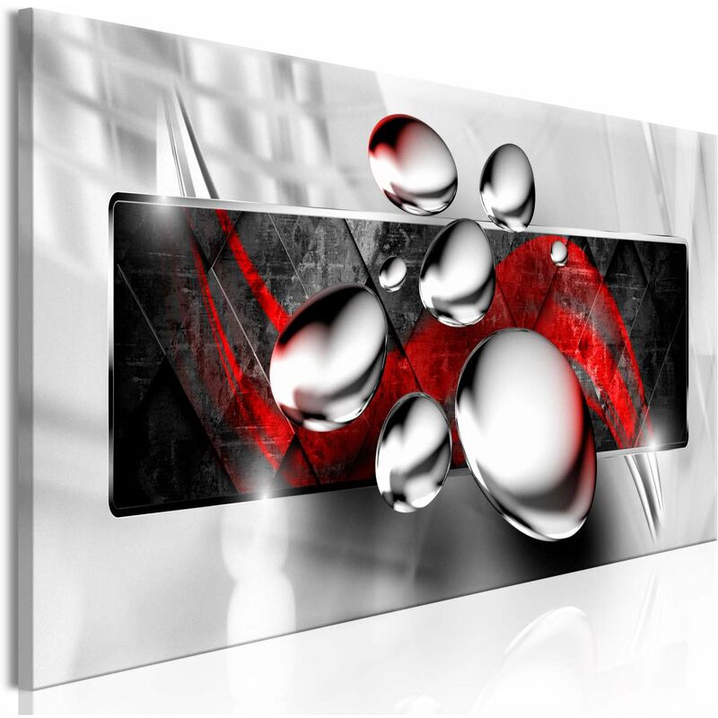 

Cuadro - Shiny Stones (1 Part) Narrow Red Medidas 120X40