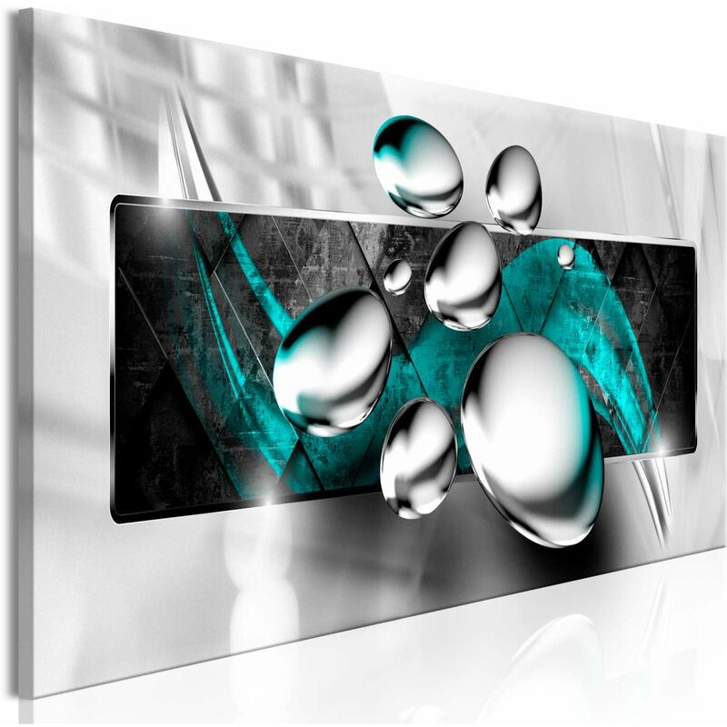 

Cuadro - Shiny Stones (1 Part) Narrow Turquoise Medidas 150X50