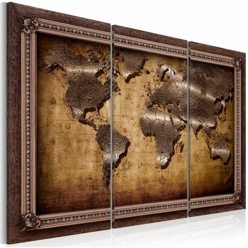 

Cuadro - The Map in a Frame Medidas 90X60