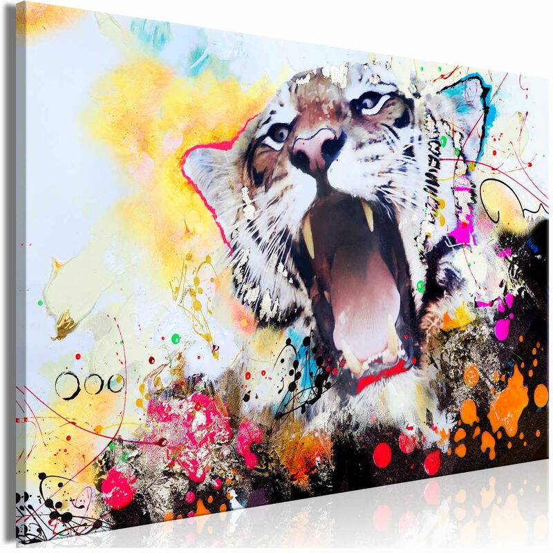 

Cuadro - Tiger's Roar (1 Part) Wide Medidas 90X60