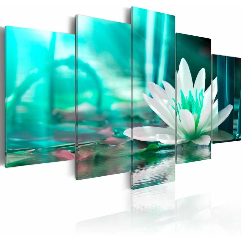 

Cuadro - Turquoise Lotus Medidas 200X100