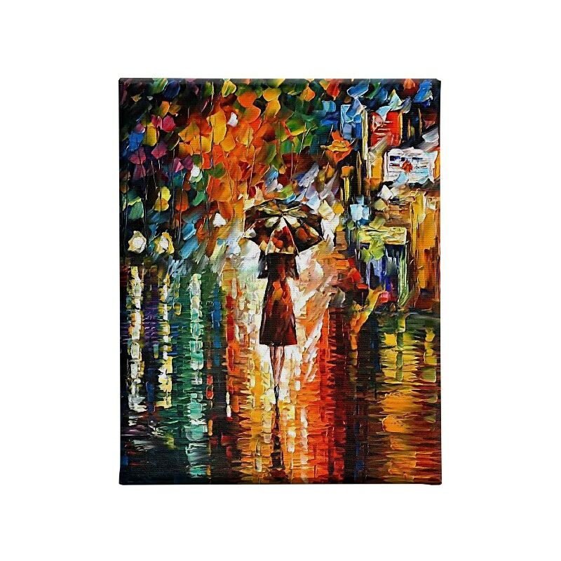 

Homemania - Cuadro Umbrella - Arte y Graffiti - para la sala de estar, la habitacion - Multicolor en Poliester, madera, 45 x 3 x 70 cm